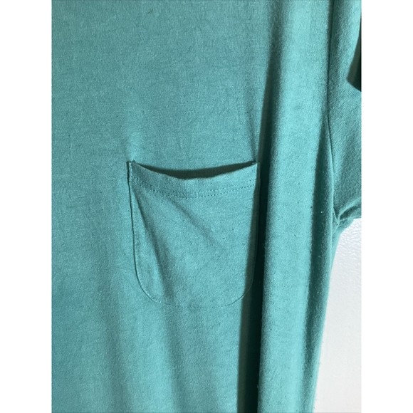 Peruvian Connection Women’s M Green Shirt Dress Stretch Basic Fashion Cozy Boho - Picture 3 of 6